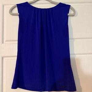 Calvin Klein Royal Blue Sleeveless Blouse
